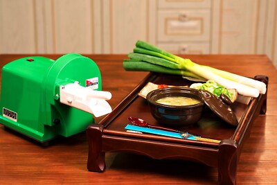 Shin Young Commercial Electric Green Onion/Scallion Slicer (Open Box)-Korea Made