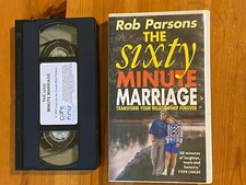Rob Parsons The Sixty Minute Marriage VHS PAL Video