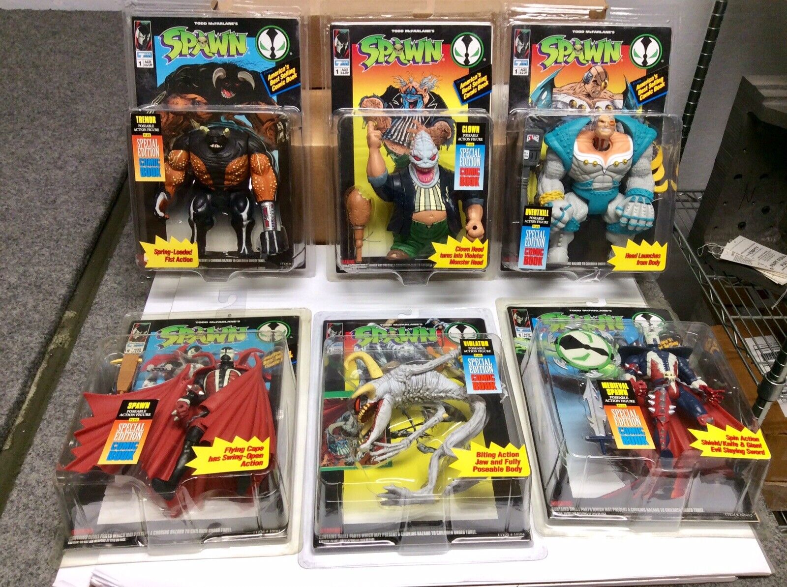 Spawn McFarlane Todd Toys Series 1 Original Release Set of 6 1994 NIB MINT RARE on eBay