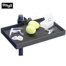 Stagg Accessory Tray with Clamp for Stands - Black with Bag ACTR-2515 BK
