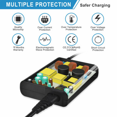UKoutelt-Caricabatterie Di Ricabio, Alientatore Per Coputer Portatile Toshiba Satellite 2500 - Foto 7