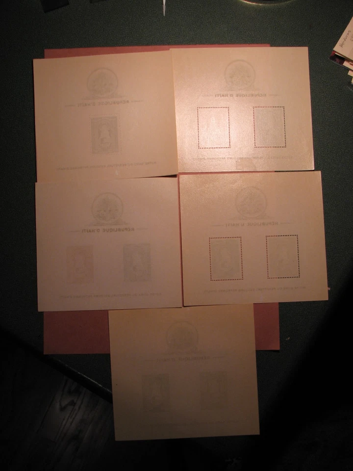 Haiti Stamp Scott# C19-21 Perf. & Imperf. Our Lady of Perpetual MLH CV 85.00 L9 - Image 2 of 2