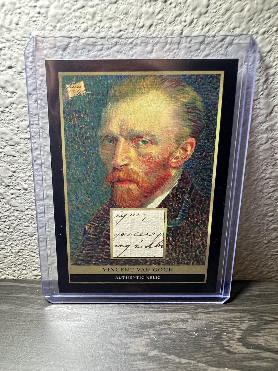 2024 PIECES OF THE PAST #20 VINCENT VAN GOGH AUTHENTIC RELIC | eBay