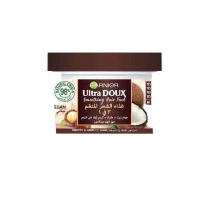 Garnier Ultra Doux Smoothing Hair Food Coconut 3-in-1 For Frizzy Hair, 390 ml