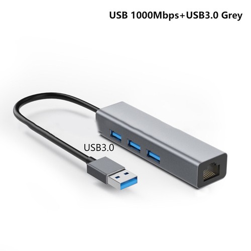 Ethernet Adapter 1000Mbps USB Type C To RJ45 Network Card For MacBook Switch-DC - Photo 22/44