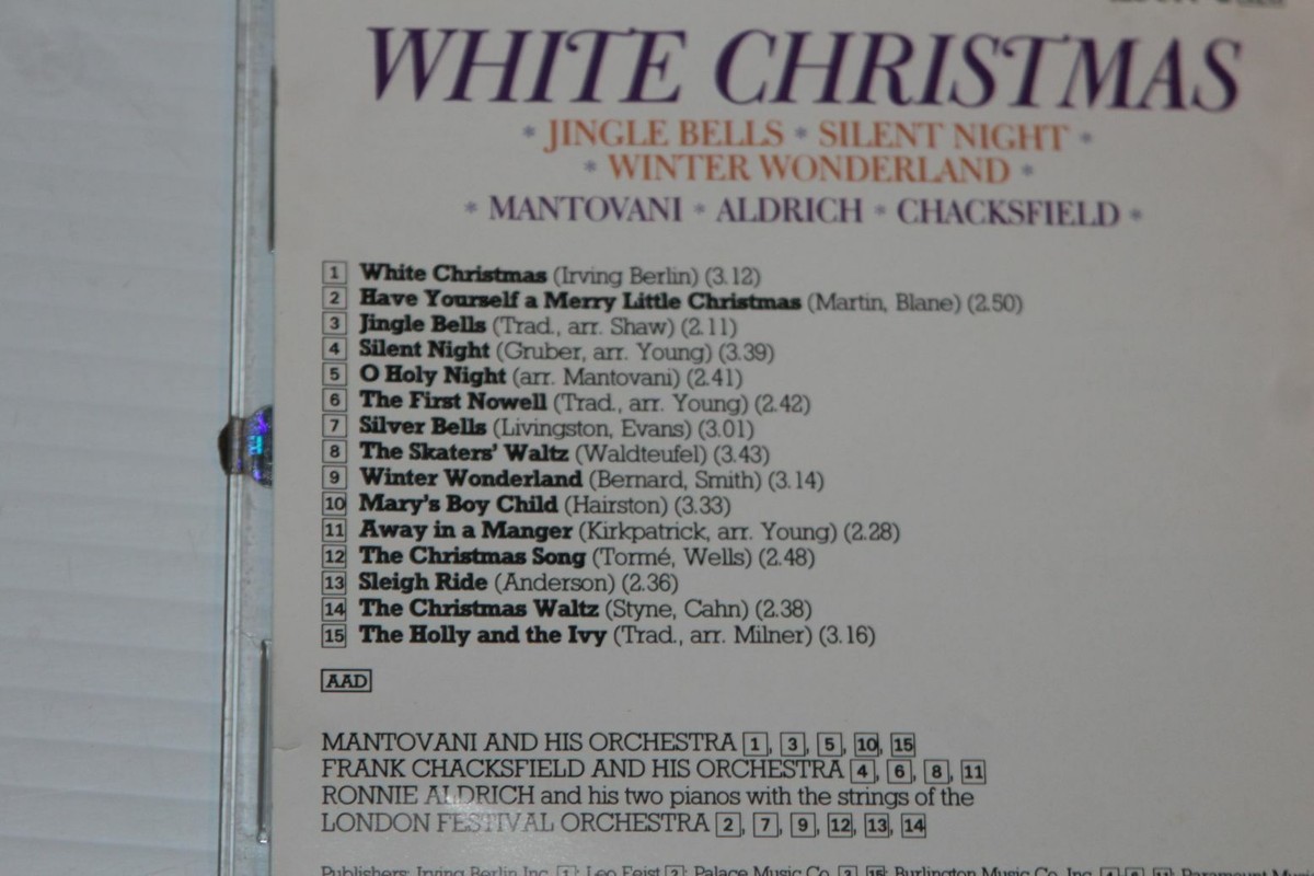 【中古】 White Xmas Mantovani ,Chacksfield Mantovani • Aldrich • Chacksfield – White Christmas – CD