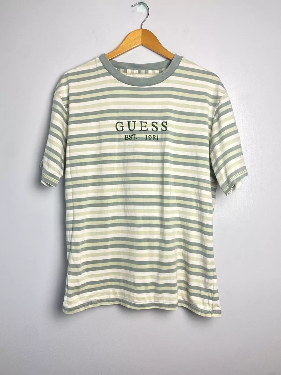 guess shirt green