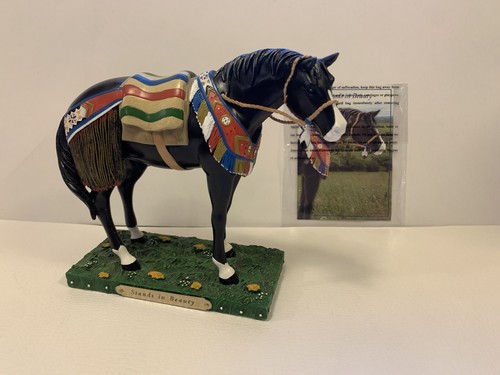 STANDS IN BEAUTY # 4027277 The Trail Of Painted Ponies 1E/0908 Box Tag EUC