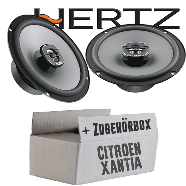 Hertz Lautsprecher FüR Citroen Xantia Front TüRen Boxen 16Cm Koax Auto Einbauset-image