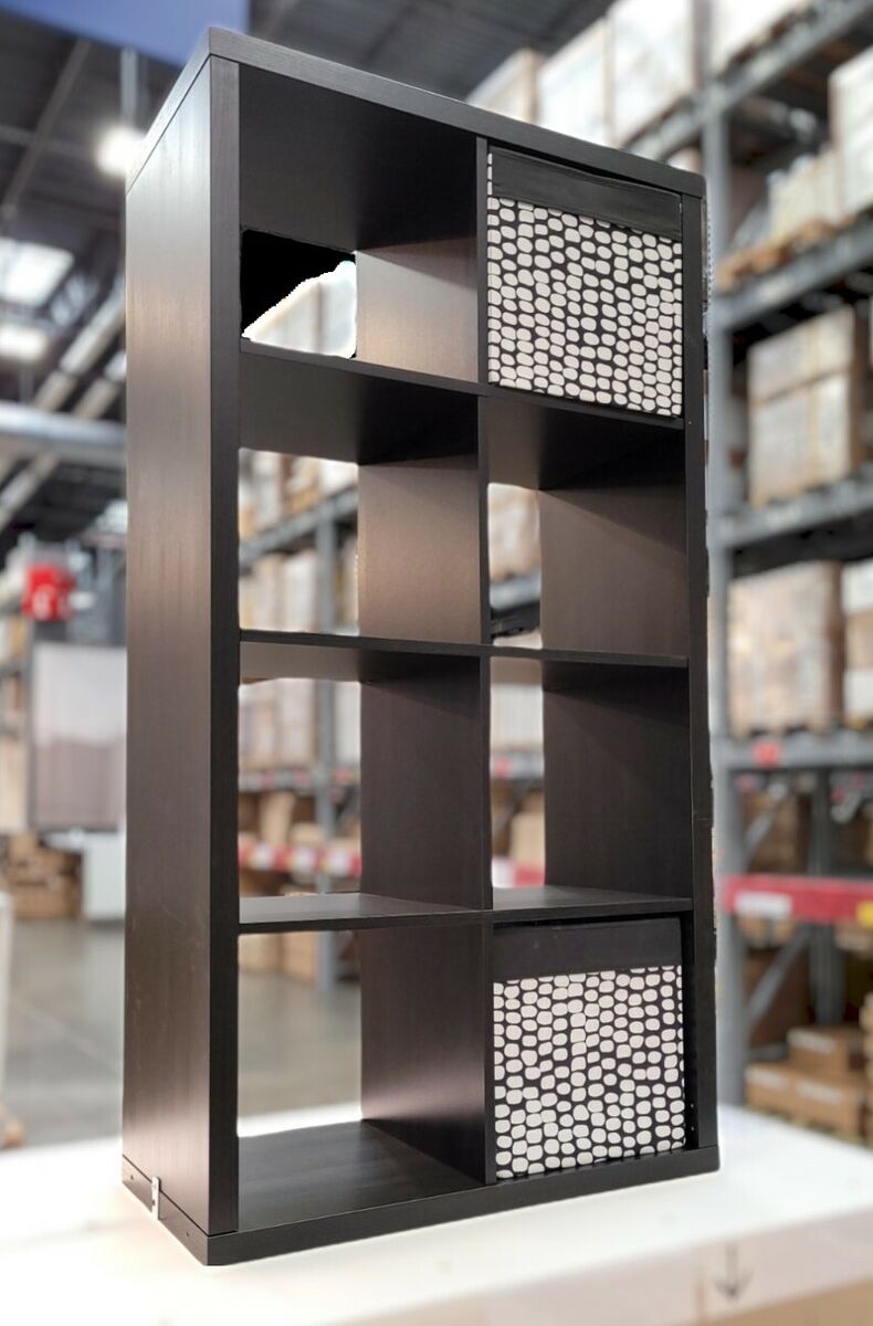 IKEA KALLAX Shelf Unit BLACK-BROWN 30⅜ IKEA KALLAX Shelf Unit BLACK-BROWN 30⅜