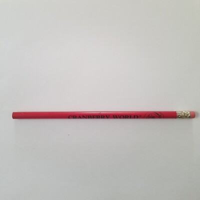 Vintage Ocean Spray Cranberry World Plymouth MA Pencil red jj