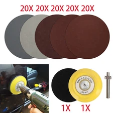 102X 3 In Sanding Discs Wet Dry Hook Loop Sandpaper Pads 800-5000 Grit For Drill
