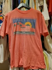 Vintage 80s 90s Beverly Hills Rodeo Drive California T Shirt Tourist Vacation L