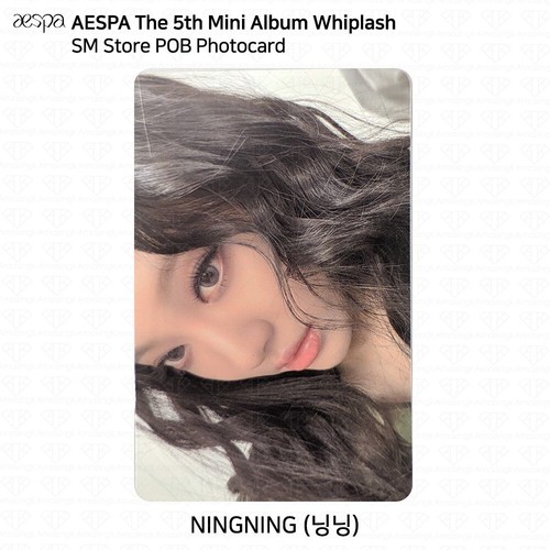 Aespa The 5th Mini Album Whiplash Apple Music Makestar SW Everline POB Photocard - Picture 23 of 38