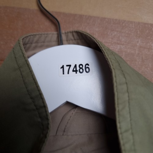 Chaqueta cortavientos vintage TIMBERLAND para hombre M mediana verde Weathergear cremallera completa - Imagen 14 de 14