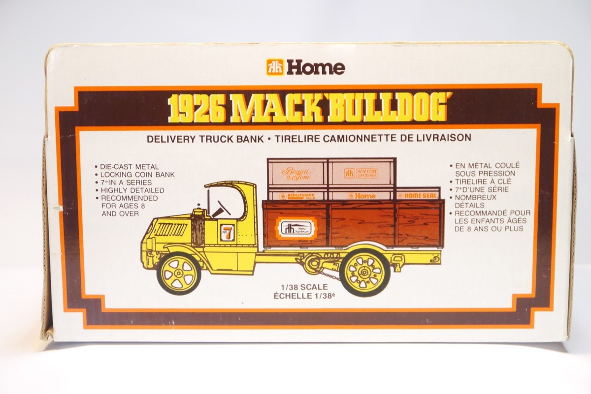 Home Hardware 1926 Mack Bulldog Delivery Truck Bank MIB 1:38 Scale