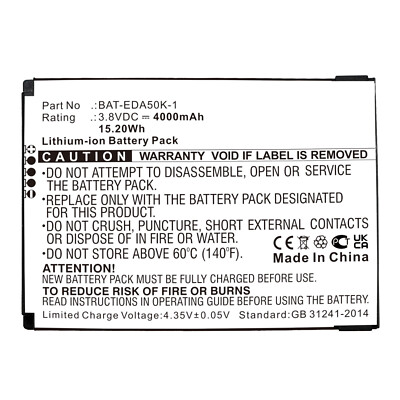  Akku für Honeywell EDA50K ScanPal 50 4000mAh 