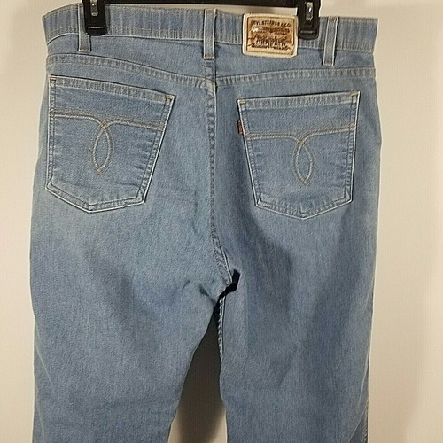 Levi's Strauss Action Jeans 38 X 30 - Blue Jeans Vintage Made In USA - Picture 10 of 12