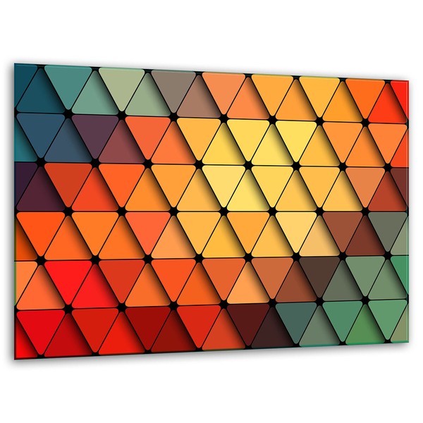 Glas Herdabdeckplatten Schneidebrett Universal 40X30Cm Bunt-image