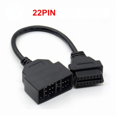 Best quality 22 pin to 16 pin OBD OBD2 diagnostic adapter connection cable