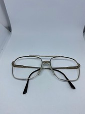 Vintage Logo Paris LM 233-2 Gray Silver Pilot Sunglasses France FRAMES ONLY 140