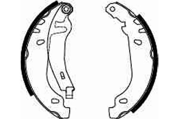 TRW MCS991 Kit ganasce freno per Gilera TPH 1993 - Assale posteriore e Altre Moto