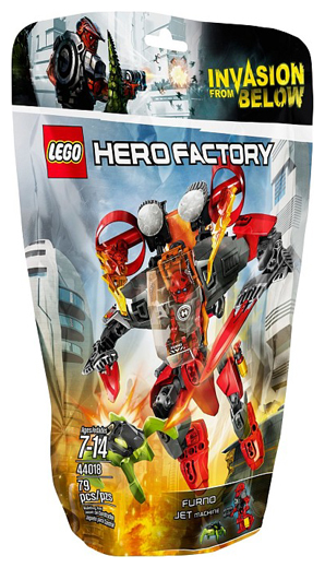 Lego Furno Jet Machine 44018 Hero Factory Minifigure Building Set