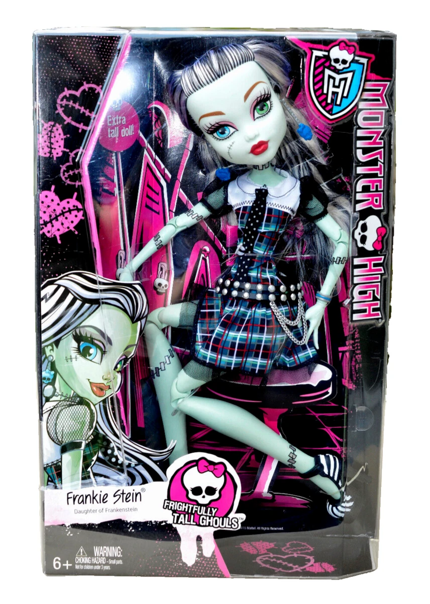 Monster High Frankie Stein Frightfully Tall Ghouls Ex Tall 18 Doll Mattel  NRFB