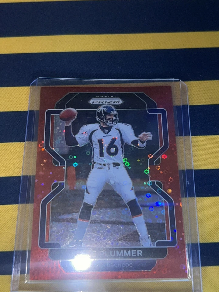 2021 Panini Prizm - No Huddle Red Prizm #207 Jake Plummer /50 - Image 2 of 3