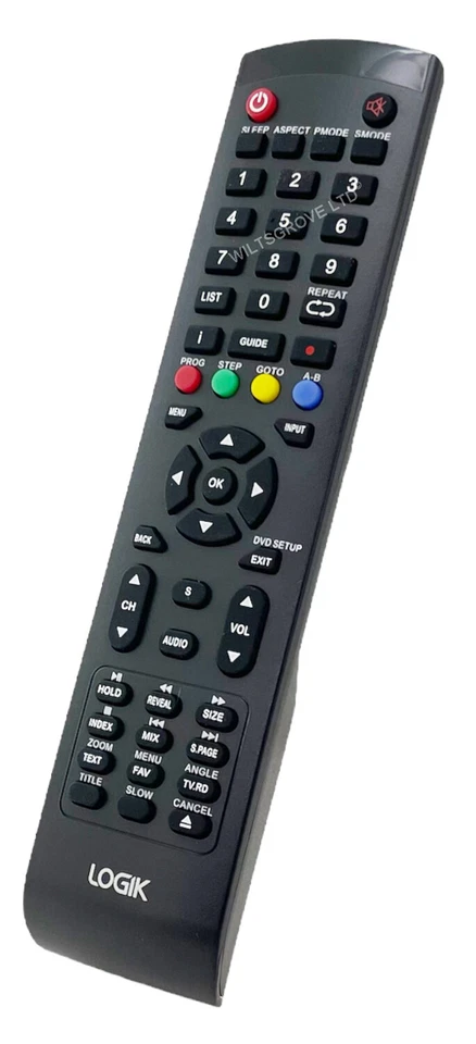 Genuine Logik TV Remote Control for L24HED18 L24HE18 L32HE20 L32HE15 L32HED15 - Image 4 of 4