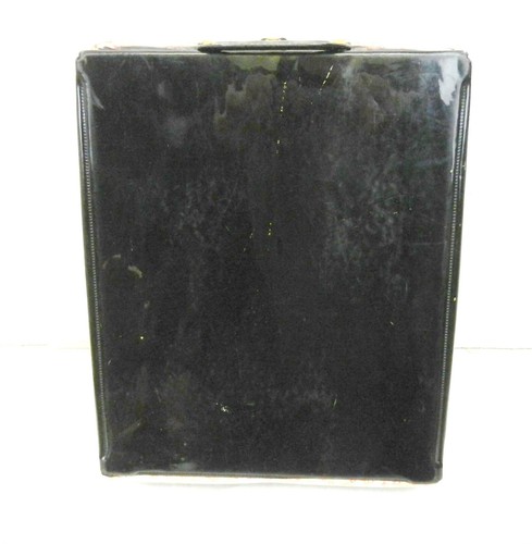 Mattel TEENAGE BARBIE Doll Case Black Vinyl Red Coat 1963 SPP ~VG~ T02 - Picture 10 of 12