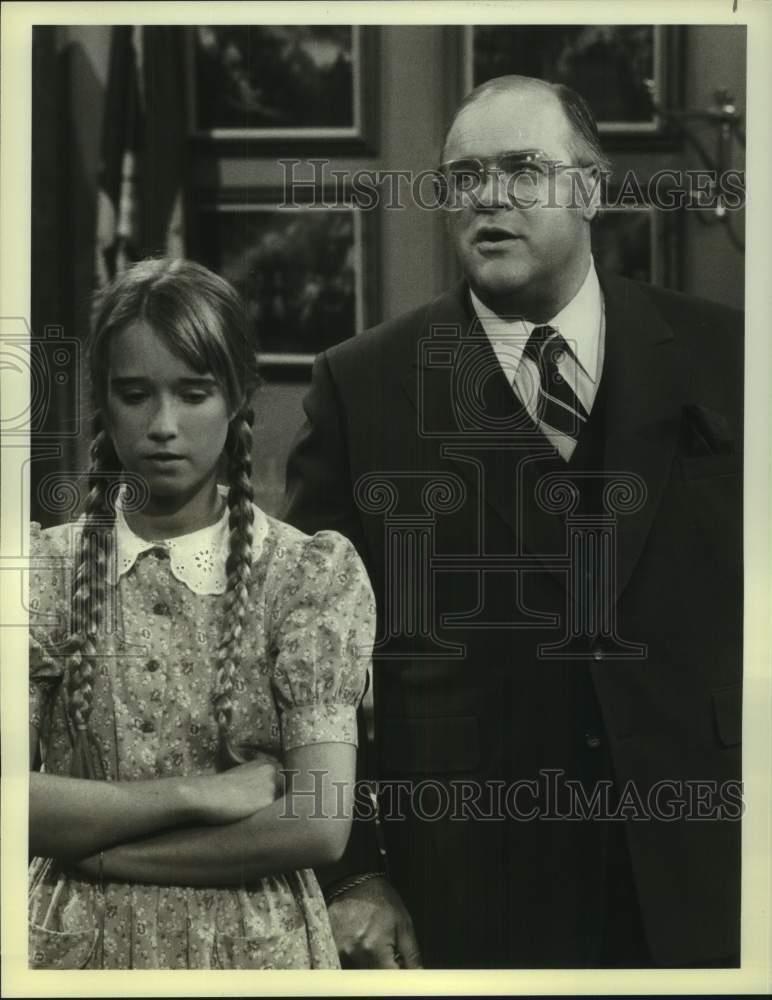 1979 Press Photo Kim Richards and David Huddleston in a scene from 