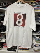 Rare VTG Apple Computer MacWorld SF Mac OS Collaborate 1998 T Shirt 90s White XL