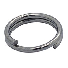 2 Ultra Strong Heavy Duty 20mm Stainless steel Split Ring,Thick Wire .MADE IN UK