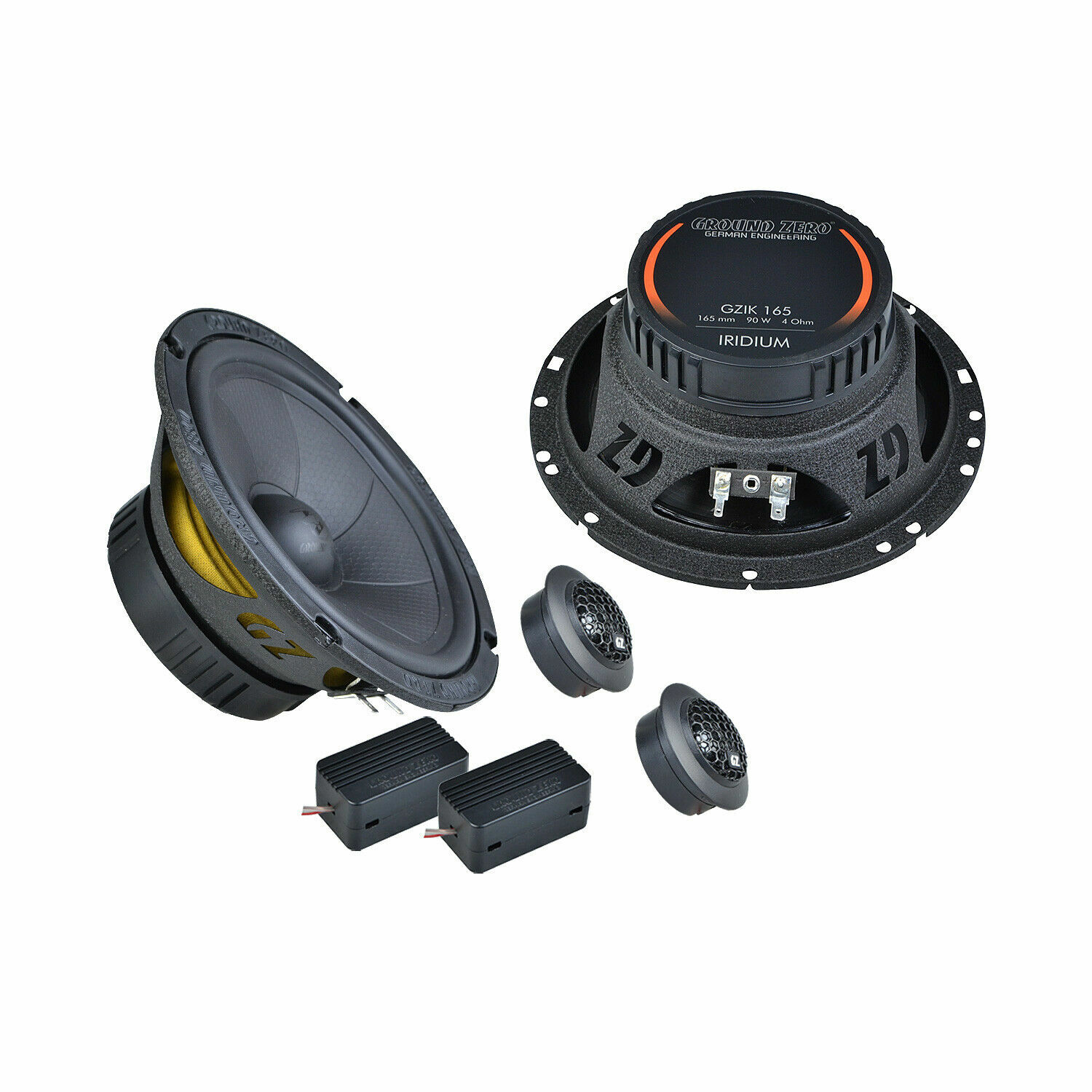 Ground Zero GZIC 165.2 kit 2 vie 16 cm CASSE ALTOPARLANTI predisposizione 165mm
