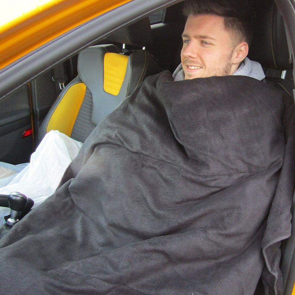 Electric Heated Blanket Car Truck Throw Rug Travel Camping 12V DC Auto