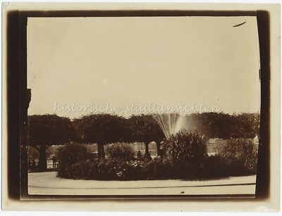 Lucerne 1905 - National Quai Fountain with Pilatus - Switzerland - Photo 1900s