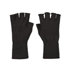 GI Wool Fingerless Gloves, Half Finger Outdoor Tactical Glove Insert for Hunt...