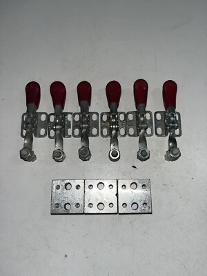 DESTACO 205 Series Low Profile Manual Push & Pull Hold Down Clamps Set of 6