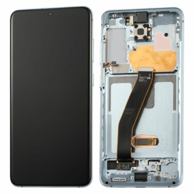 OLED Display LCD Touch Screen+Blue Frame For Samsung Galaxy S20 5G G981U G980
