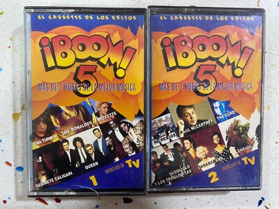 Boom 5 Loquillo Y Trogloditas Queen The Cure Ramazzotti T. Turner Cassette Tape