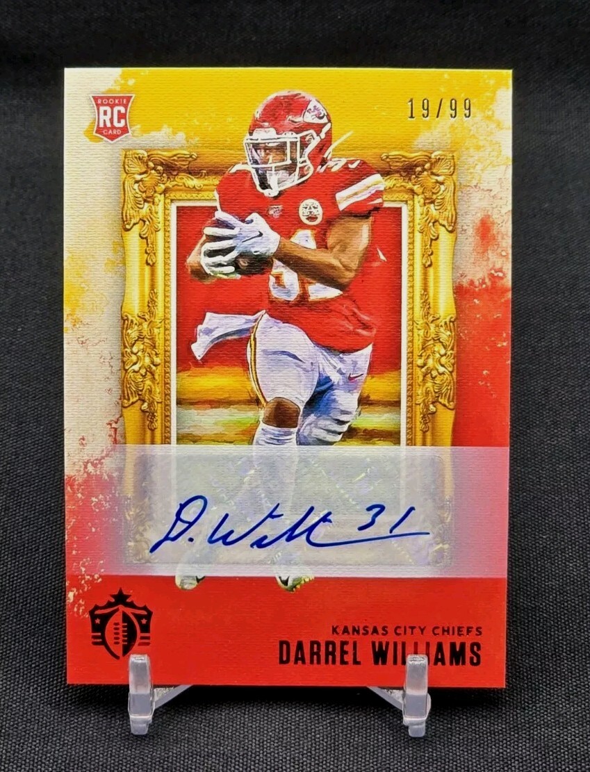 Darrel Williams 2020 Chronicles Gridiron Kings Auto 19/299 #GK-24 RC 