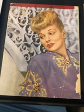 Lucille Ball Note book paper pad, FULL PAD, COVER HAS DAMAGE