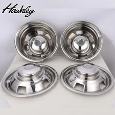 For DODGE RAM 3500 2003-18 Chrome 17" Dually Wheel Simulators Dual Skins Liners