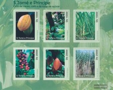 Sao Tome e Principe 4734-4739 Feuille miniature neuf avec gomme originale 2010 a