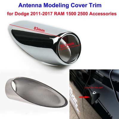 Chrome Antenna Modeling Cover Trim for Dodge RAM 1500 2500 2011-2017 Accessories Chrome Antenna Modeling Cover Trim for Dodge RAM 1500 2500 2011-2017 Accessories