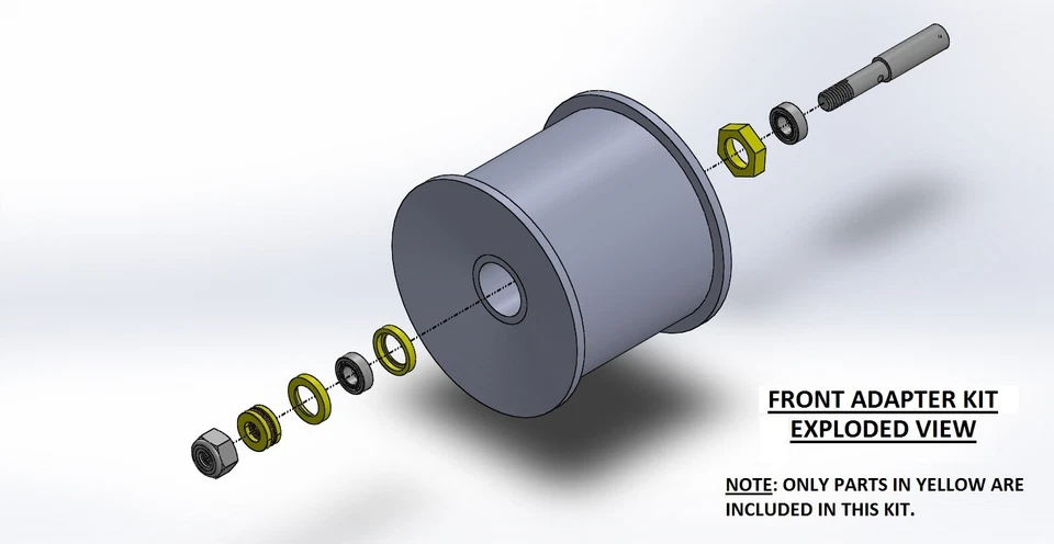 12mm Hex Adapter Kit Front & Rear Vintage Losi Jrx, Junior, XX, XXX - 100-0092 - Image 3 of 4