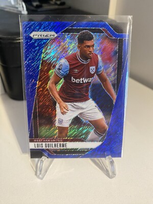 2024-25 Panini Prizm PL - Luis Guilherme - West Ham Blue Shimmer SP /8
