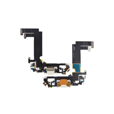 Charging Charge Port Flex Cable With Microphone For Apple iPhone 12 Mini - White