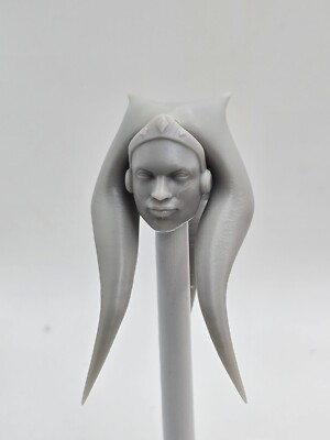 3d Printed SPACE WARS AHSOKA HEAD 6'' 1:12 GI Joe Classified/Marvel Legends